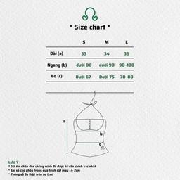 áo dây cách điệu dáng corset nhà bạch tuộc ( corset VER 2)
