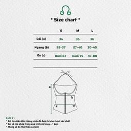 áo dây cách điệu dáng corset nhà bạch tuộc CORSET VER 3