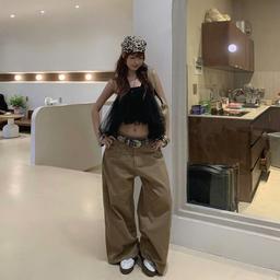 Quần jean ống rộng CÓ PHAI MÀU nhabachtuoc