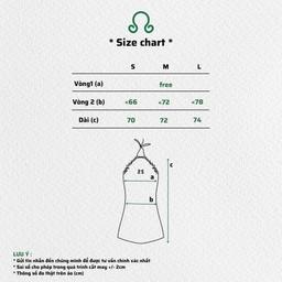 (PRE-ORDER 7-10 ngày) Váy cổ yếm bèo nhún hông nhabachtuoc